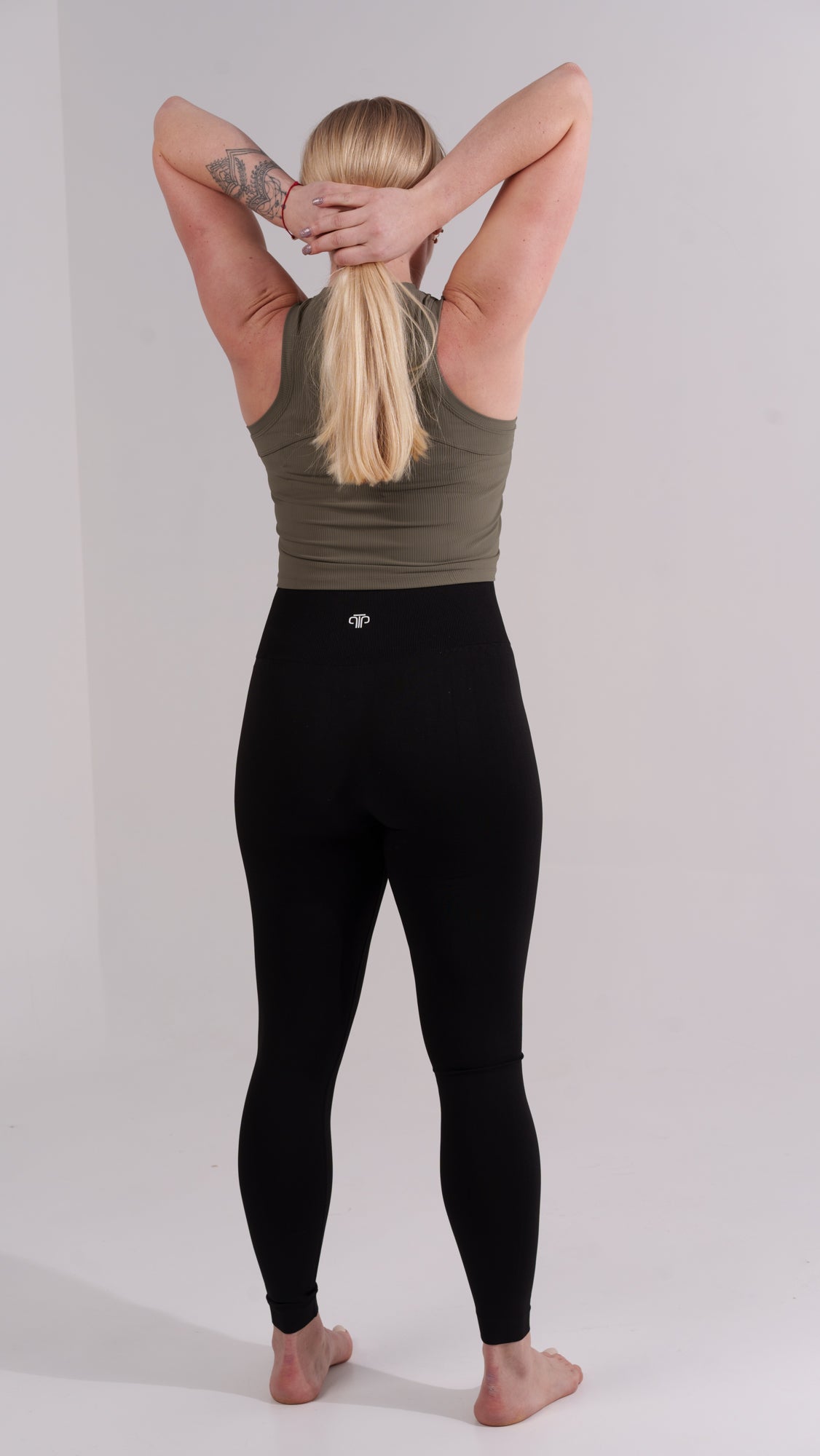 TPP® Intense High Waist Leggings | Solid Black