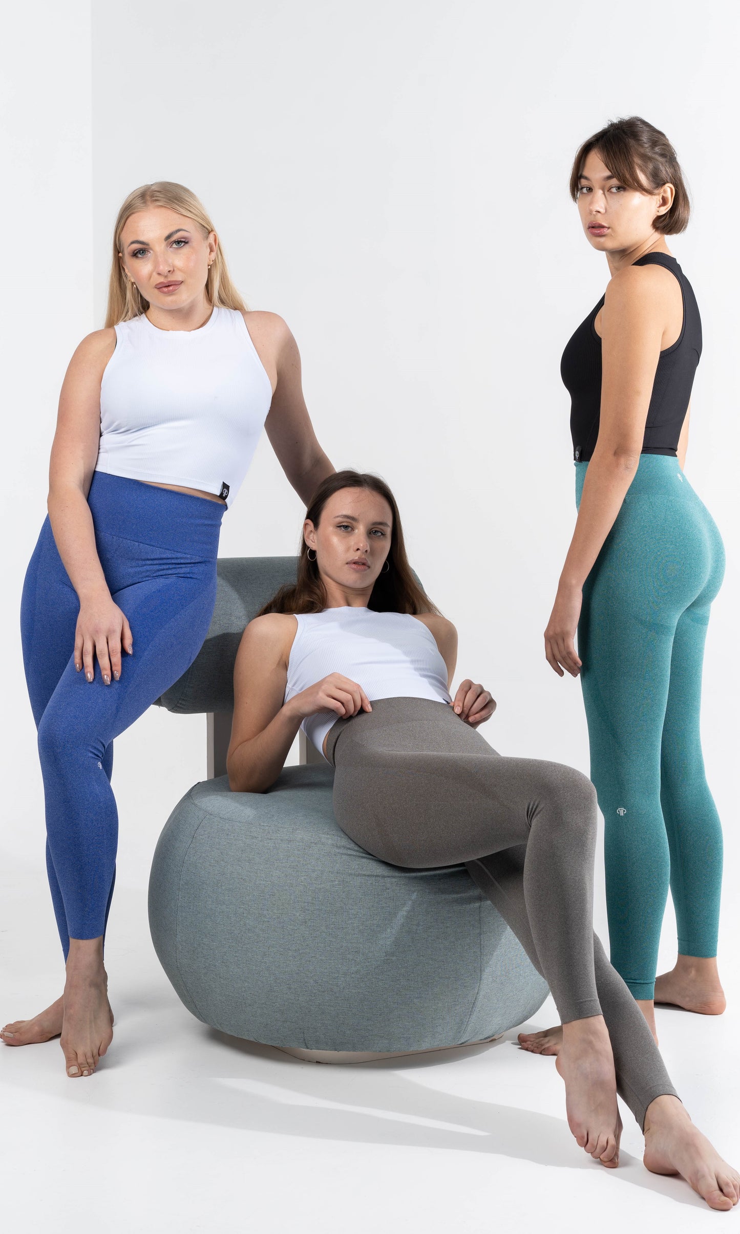 TPP® Intense High Waist Leggings | Grey Green
