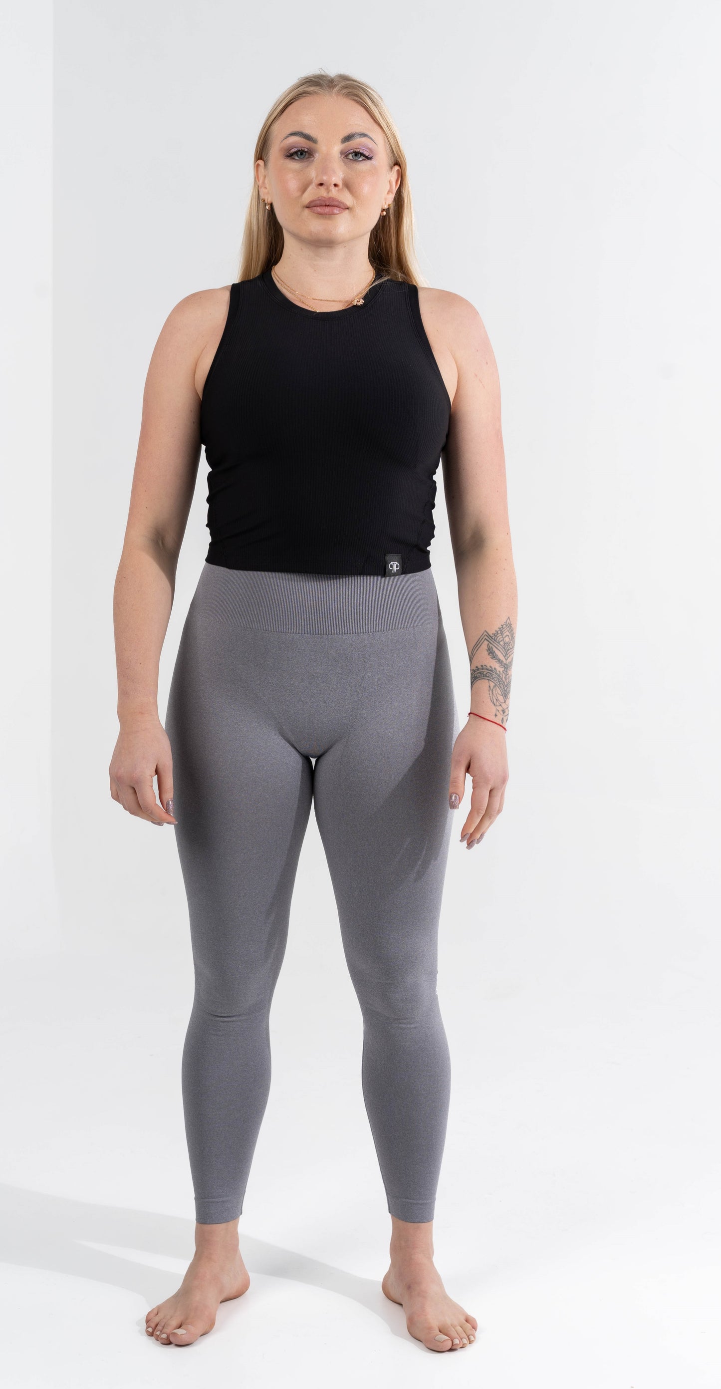 TPP® Intense High Waist Leggings | Solid Grey