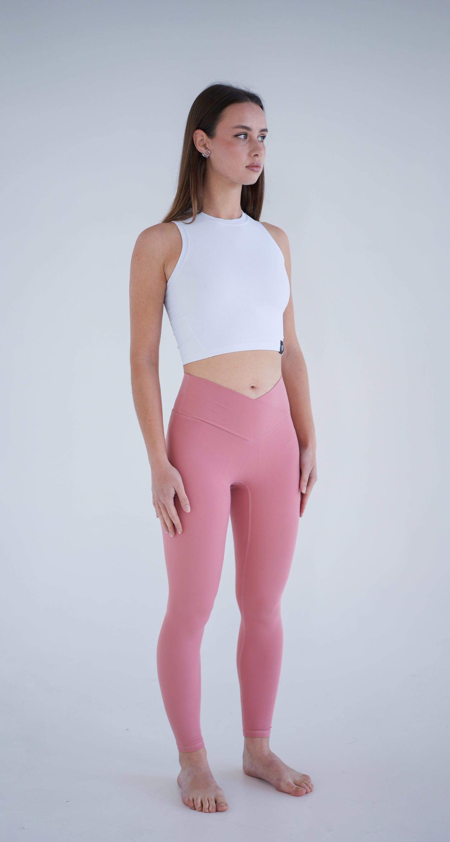 TPP® V-Shape Leggings | Coral Pink